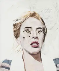 Agata Kus, Egzekucja (według Ingmara Bergmana), 2015, olej, płótno