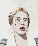 Agata Kus, Egzekucja (według Ingmara Bergmana), 2015, olej, płótno