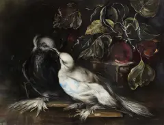Ewa Juszkiewicz, Bez tytułu (według Franza Wernera Tamma), 2015, olej, akryl, płótno