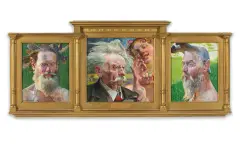 Jacek Malczewski, Konik polny - tryptyk, 1903-1907, olej, płótno/tektura
