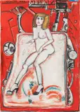 Eugeniusz Markowski, Ragazza, 1998, olej, płótno