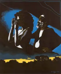 Antoni Fałat, Titanic III, 1989, akryl, płótno