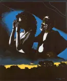Antoni Fałat, Titanic III, 1989, akryl, płótno