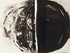 Magdalena Abakanowicz, Bez tytułu, 1971, tusz, papier