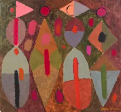 Józef Hałas, z cyklu Duże Figury, 2012, akryl, płótno