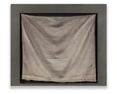 Andrzej Okińczyc, Draperia IV, 2004, technika własna, płótno naklejone na płytę