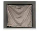 Andrzej Okińczyc, Draperia IV, 2004, technika własna, płótno naklejone na płytę