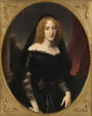Carl Joseph Begas, Portret kobiecy, 1852, olej, płótno