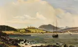 Haughton Forrest, View of Government House, Hobart, from the Queens Domain