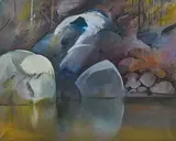 Arthur Boyd, Shoalhaven Pool Reflections (1980)