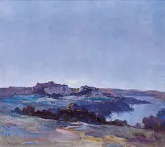 Evening Shadows 1922 by Penleigh Boyd, 1922, oil on canvas, sold May 2017
