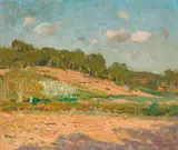 E. Phillips Fox, Hillside, France (circa 1904), 1904, oil on canvas on board