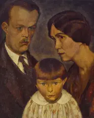 The Three Tates (circa 1932) by Stella Bowen, 1932, oil on canvas, offered May 2017