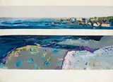 Fred Williams, Turbulent Water, Marshall Bay, Flinders Island (1977), 1977, gouache on paper