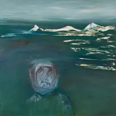 Antarctic Explorer 1964 by Sidney Nolan, 1964, oil on composition board, sold May 2017