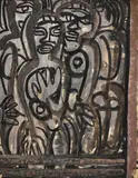 Ian Fairweather, Kneeling Figures (circa 1951)