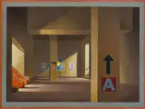 Jeffrey Smart, Final Study for the Rome Metro (1982)