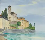 Rah Fizelle, (Lake, Italy) (1929), 1929, oil on canvas on board