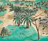 Peter Purves Smith, Botanic Gardens 1949, 1949, watercolour, gouache, pen and ink on paper
