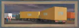 Jeffrey Smart, Fourth Study for Conversation Piece (1997)
