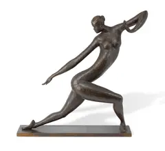 Guy Boyd, Ballet Dancer Practising 1984, 1984, bronze