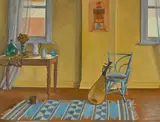 Brian Dunlop, The Chinese Guitar, oil on canvas