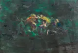 David Boyd, (Children Playing) 1968, 1968, oil on composition board