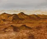 (Landscape) by Sidney Nolan, oil on paper on board, offered Oct 2016