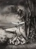 James Gleeson, Evening in Transylvania (From the Locus Solus Series) 1978
