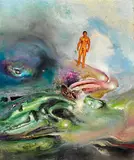 (Adam) by James Gleeson, oil on composition board, sold Oct 2016