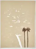 Lavender Bay in the Rain 1987 by Brett Whiteley, 1987, screenprint on paper, sold Oct 2016