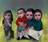 Robert Dickerson, Family Group 1960
