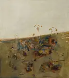 Fred Williams, Landscape (1967), 1967, oil on canvas