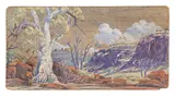 Albert Namatjira, Ghost Gum, Mount Hermannsburg (circa 1943)