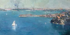 Arthur Streeton, Sydney Harbour 1907, 1907, oil on canvas