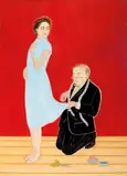 Vivienne Shark Lewitt, Me? Here? 2002, 2002, oil on canvas