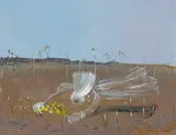 Bride (1974) by Arthur Boyd, 1974, oil on wood, sold Aug 2016