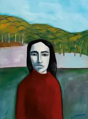 The Local Girl (1999) by Robert Dickerson, 1999, synthetic polymer paint on canvas, offered Aug 2016