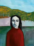 Robert Dickerson, The Local Girl (1999), 1999, synthetic polymer paint on canvas