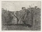 Fred Williams, Scrub at Lilydale (1965-1966), 1965-1966, etching, aquatint, engraving, drypoint and flat biting on Saunders paper, 4th state of 4