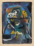 Charles Blackman, Head (1950s)