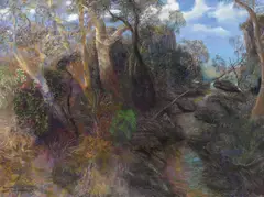 William Robinson, Goomoolahra Creek 2000, 2000, pastel on paper