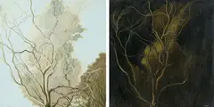 Day and Night 2008 by David Keeling, 2008, oil on canvas, offered Jul 2016