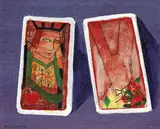 The King and the Rabbit by Charles Blackman, oil on canvas board, offered Jul 2016