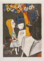 Alice by Charles Blackman, screenprint on paper (6), offered Jul 2016