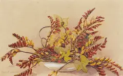 Dorrit Black, Wildflowers (1920), 1920, watercolour on paper