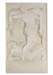 Rayner Hoff, Hercules, Achelous and Deianera 1920, 1920, plaster relief panel