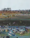 Fred Williams, Victorian Landscape (1976), 1976, gouache on paper