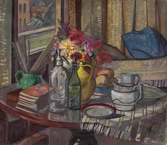 The Studio Table 1928 by Roy De Maistre, 1928, oil on canvas, sold May 2016
