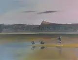 Jinker on a Sandbank, Shoalhaven (1976) by Arthur Boyd, 1976, oil on canvas, offered May 2016